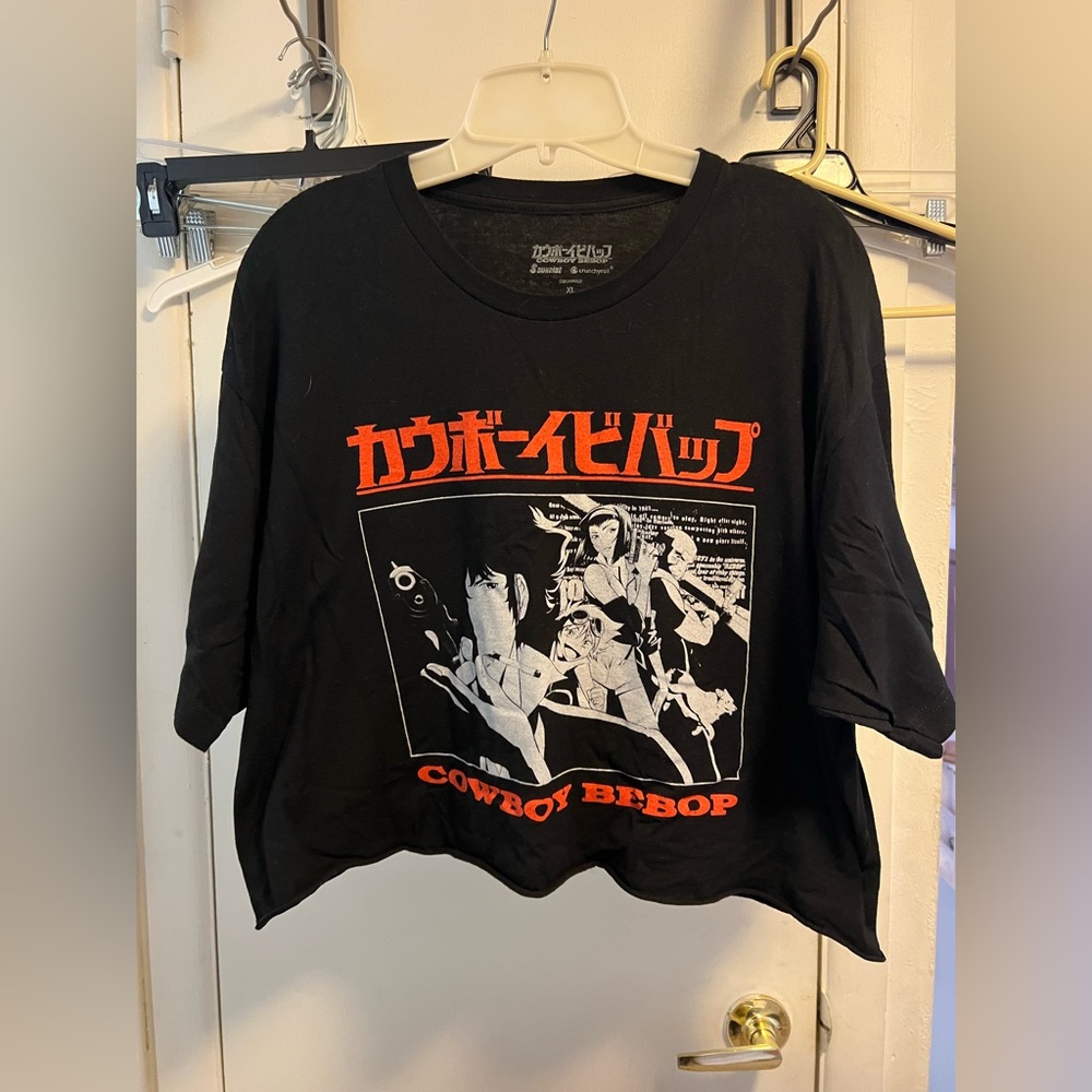 XL women’s Cowboy Bebop crop top